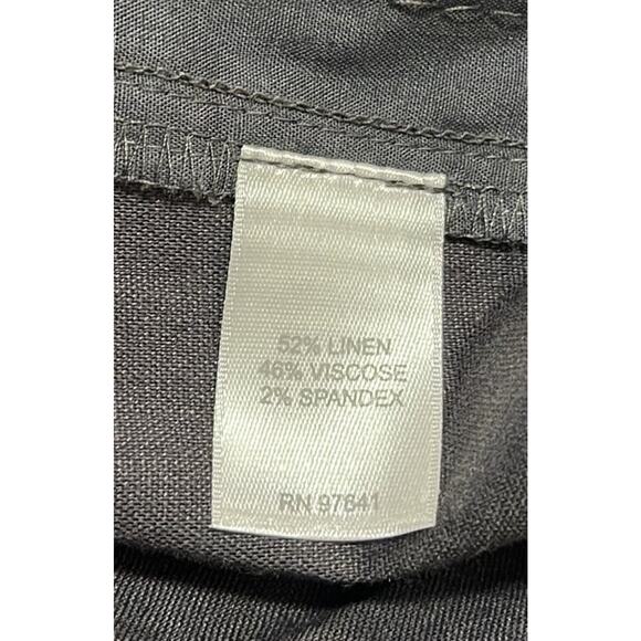 timeless classsic quality J.jill linen pull-on pants 10 relaxed beachy tailored - Picture 10 of 10